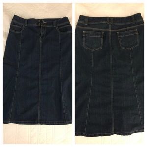 Final price🌵😊Christopher & Banks denim skirt